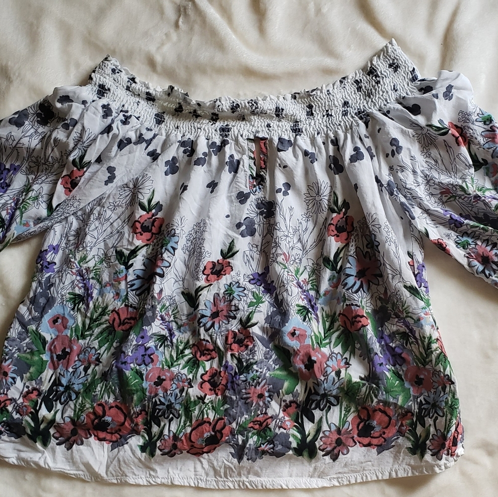 Off the shoulder shirt
